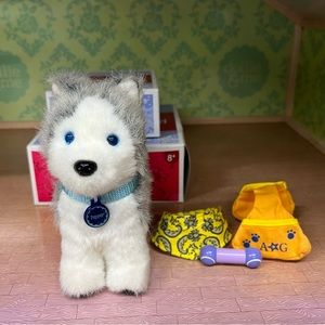 American Girl Doll Pepper Husky Dog with accessories, new with box